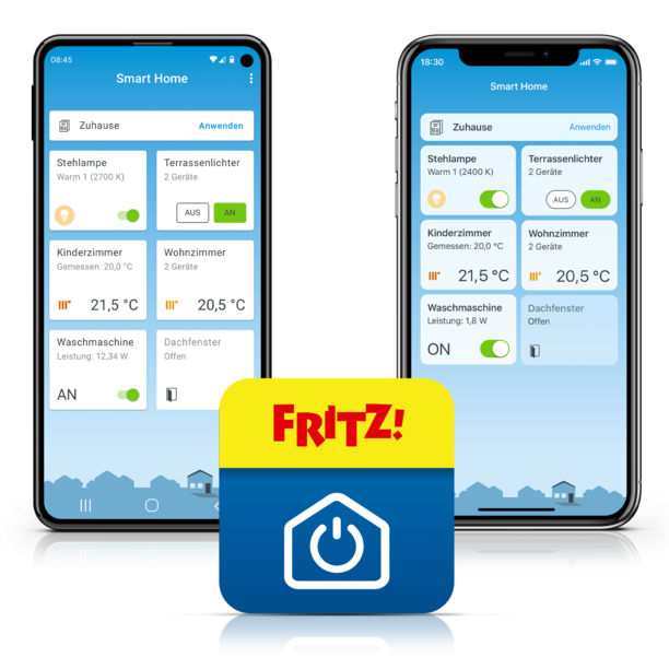 FRITZ!App Smart Home: Features and control